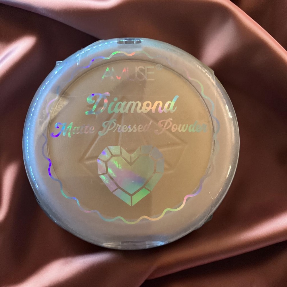 Amuse Diamond‎ Matte Pressed Powder Shade 01 Cruelty Free New Sealed 0.24oz